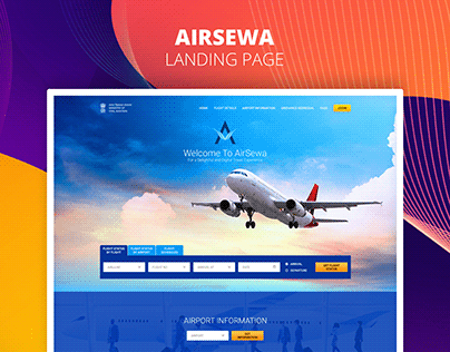 AirSewa - Landing Page