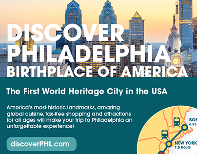 Discover Philadelphia UK Tourism Ad
