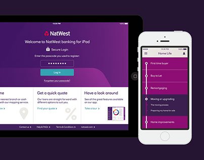 Natwest - Mobile & iPad app