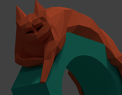 Cat Ring Lowpoly Project