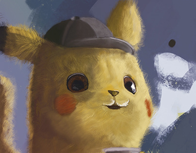 Detective pikachu fan art