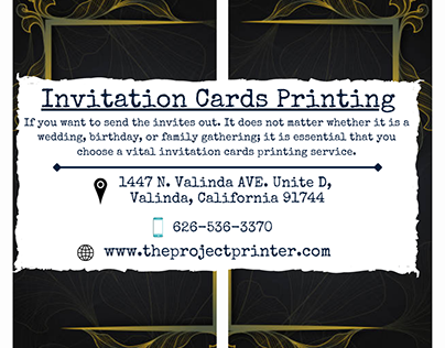 Choose the Best Invitation Cards Printing Services