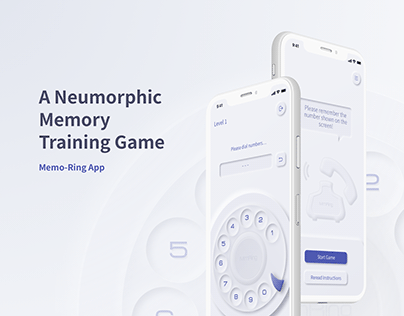 Game Design - Neumorphic Memory Training App