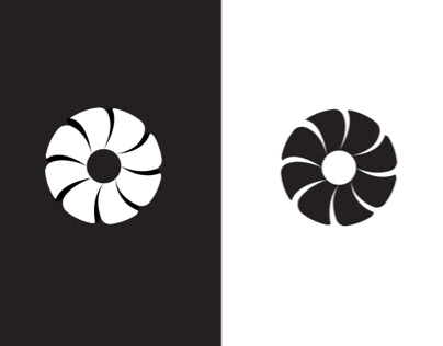 Spinning Flower Logo Concept