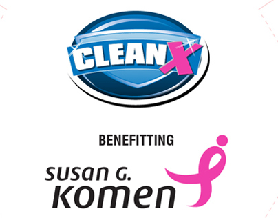 Clean X & Susan G. Komen Brochure