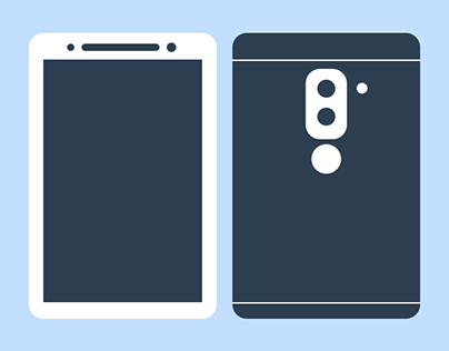 Mobile - iconic icon illustration design