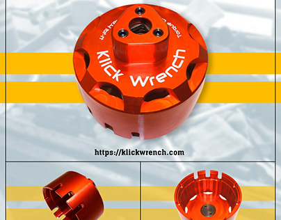 Klick Wrench Cup Medium Red 25Nm