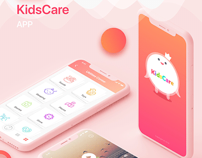 KidsCare app UX/UI design