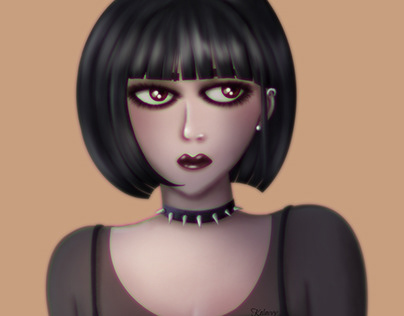 Goth Girl Portrait