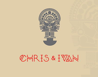 Chris & Ivan Logo Restaurant de comida peruana.