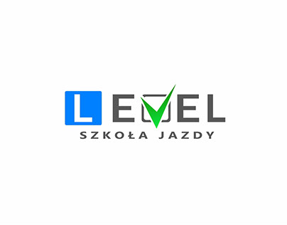 Logo dla szkoły jazdy LEVEL