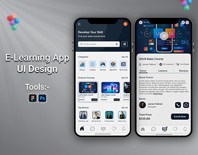 E-Learning App UI Design