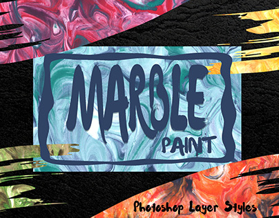 Marble Paint Styles for Photoshop