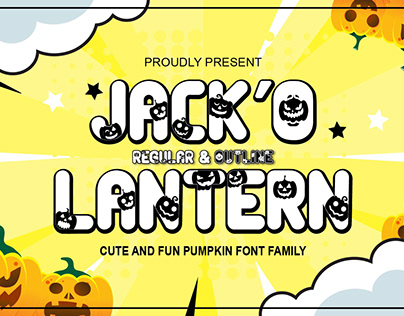 Jack O Lantern Display Font