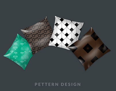 abstract geometric pillows seamless pattern