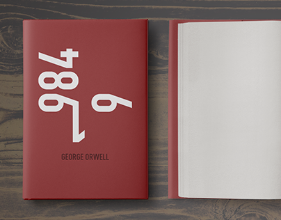 Orwell's 1984 Book Cover Design