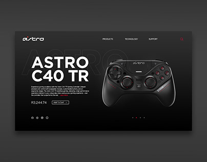 Astro Gaming Landing Page