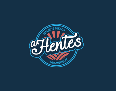 A Hentes / the Butcher - branding board