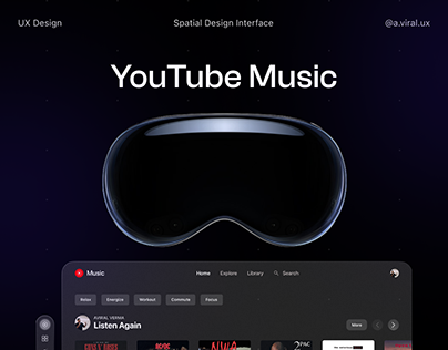 YouTube Music - Spatial Design