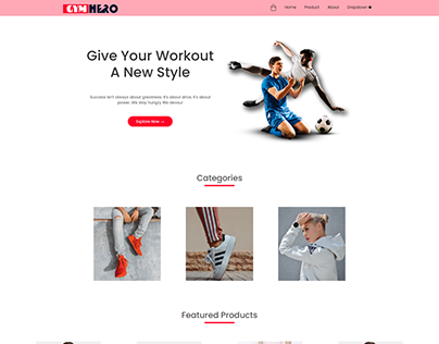 E-commerce Homepage 01