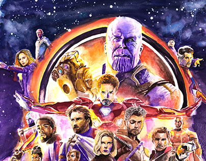 Avengers nfinity War Poster Remake