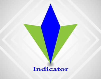 Indicator-Arrow-3D-Abstract Logo