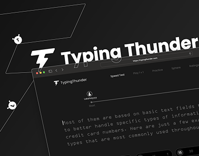 Typing Thunder - A Typing Test Website