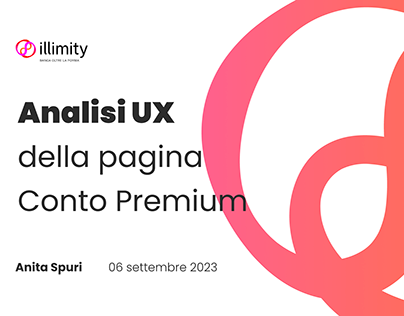 UX Analysis - illimity Conto Premium landing page