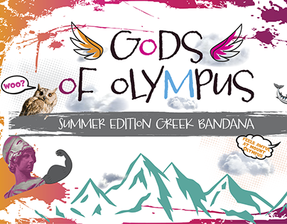 Gods of Olympus | Tube Summer Bandana