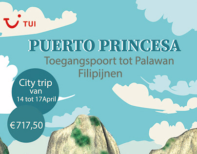 city trip Puerto princesa affiche