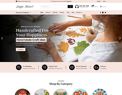 Craft Ecommerce Website Design