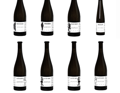 design étiquettes de vin de la Cave Du Pasquier