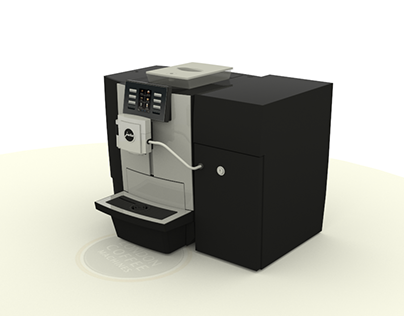 Jura X8 office coffee machine animation