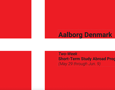 Aalborg, Denmark Summer 2023 International Internship