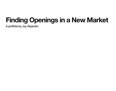 Aware-FC Brochure: Finding Openings in a New Market