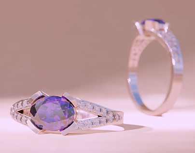 Jewelry ring - product animation