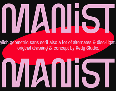 Project thumbnail - Manist – Geometric Sans Serif