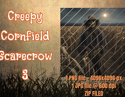 Creepy Cornfield Scarecrow #3