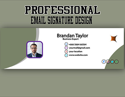 Email Signature Design (Professional)