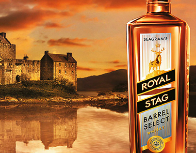 Royal Stag Barrel Select whisky product shoot
