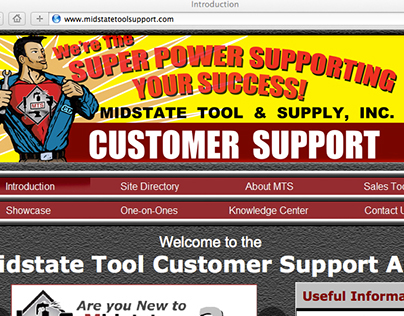 Midstate Tool's Niche Targeted Web Sites
