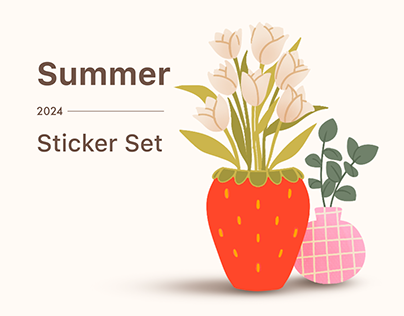 Project thumbnail - Summer Sticker Set