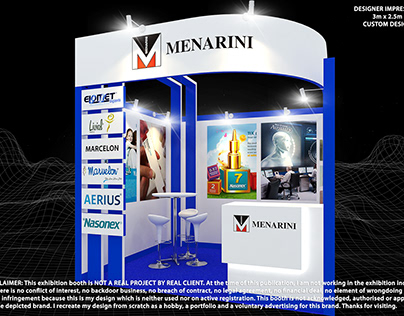 A Menarini Medicines 3x3 Exhibition Booth