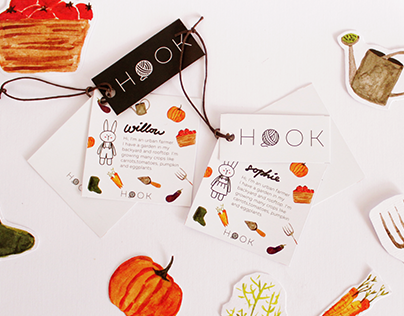 Packaging Card Willow and Sophie for HOOK