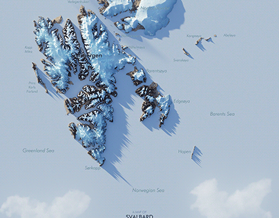 Svalbard - Relieve exagerado