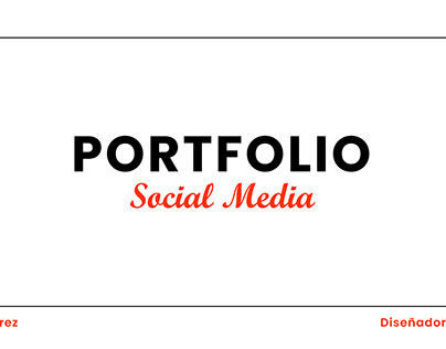 Portfolio - social media I