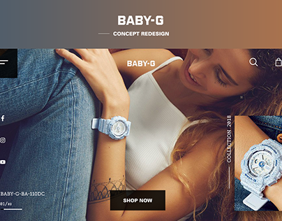 BABY-G Website Redesign