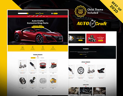 Auto Crafts – Parts & Equipment – eCommerce Website