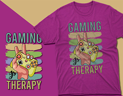 Gaming T-shirt design 2023