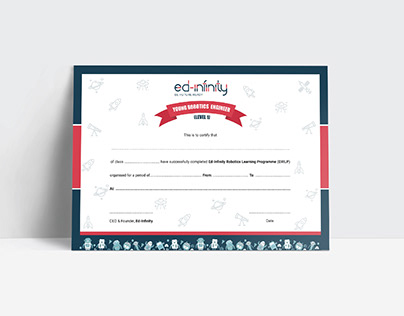 Certificate Design | Ed- Infinity